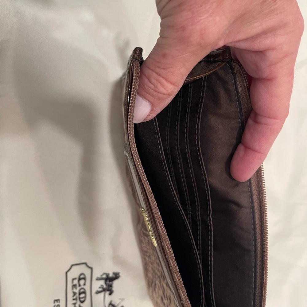 Coach Brown Python Snake Wristlette - image 3